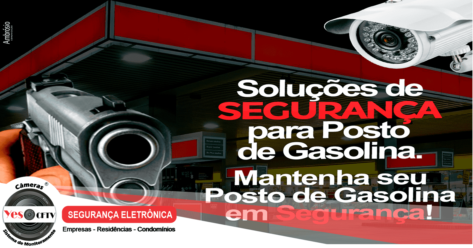 Como inibir ações de bandidos em postos de gasolina